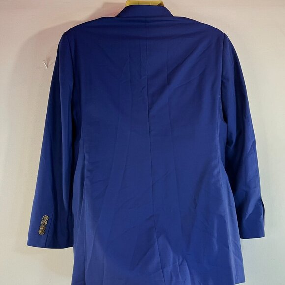 Indochino Men's Blue Wool Custom Fit Blazer Jacket - NWT - Picture 2 of 7